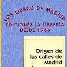 Coleccionismo Marcapáginas: MARCAPAGINAS - LOS LIBROS DE MADRID - EDICIONES LA LIBRERIA 