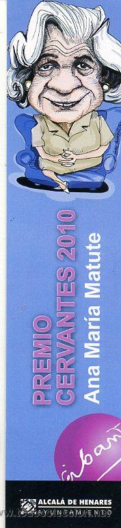 Coleccionismo Marcap&aacute;ginas: marcapaginas- alcala de henares / madrid - ana maria matute / premio cervantes - pila bautismal