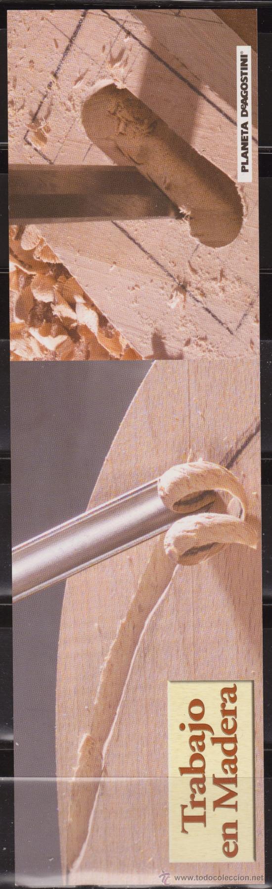 Colecionismo Marcadores de p&aacute;gina: MARCAPAGINAS Trabajo en Madera Planeta d'Agostini Marque Pages Bookmark