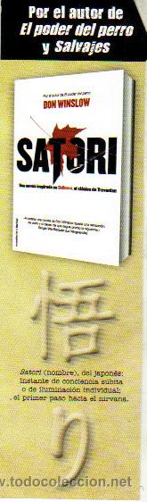 Coleccionismo marcap&aacute;ginas: SATORI - DON WINSLOW - ROCAEDITORIAL - Foto 1