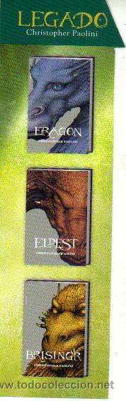 Coleccionismo marcap&aacute;ginas: LEGADO / CHRISTOPHER PAOLINI / ROCA JUVENIL - Foto 2