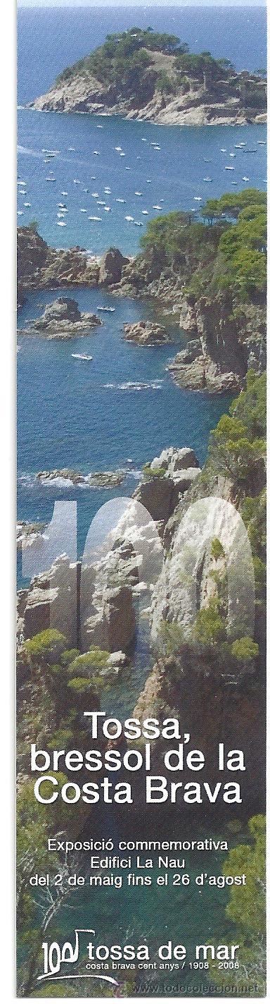 Colecionismo Marcadores de p&aacute;gina: Marcapaginas Tossa de Mar - Costa Brava