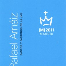 Coleccionismo Marcapáginas: MARCAPÁGINAS – JMJ 2011 - MADRID. Lote 313759688