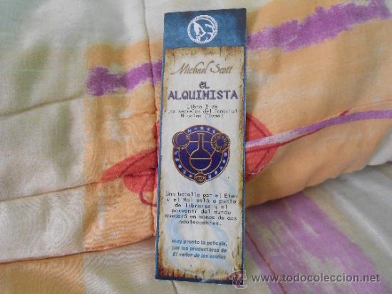 Coleccionismo marcap&aacute;ginas: MICHAEL SCOTT El alquimista - Foto 1