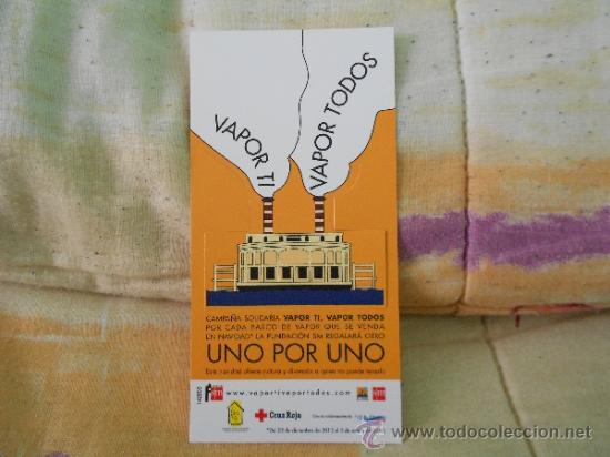 Coleccionismo marcap&aacute;ginas: VAPOR TI VAPOR TODOS - Foto 1