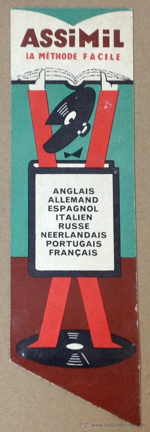 Coleccionismo marcap&aacute;ginas: MARCAP&Aacute;GINAS. ASSIMIL. LA METHODE FACILE. - Foto 1