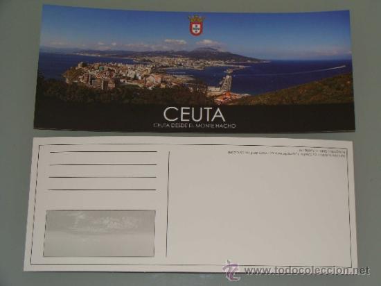 Coleccionismo marcap&aacute;ginas: MARCAP&Aacute;GINAS - POSTAL DE CEUTA. VISTA DESDE EL MONTE HACHO. - Foto 1