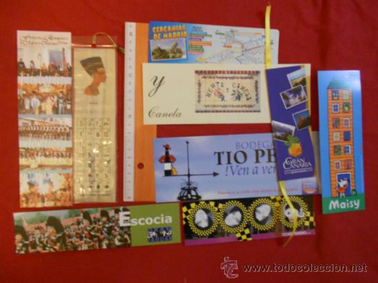 Coleccionismo marcap&aacute;ginas: LOTE DE 10 MARCAPAGINAS ,DISTINTOS Y ORIGINALES. - Foto 1