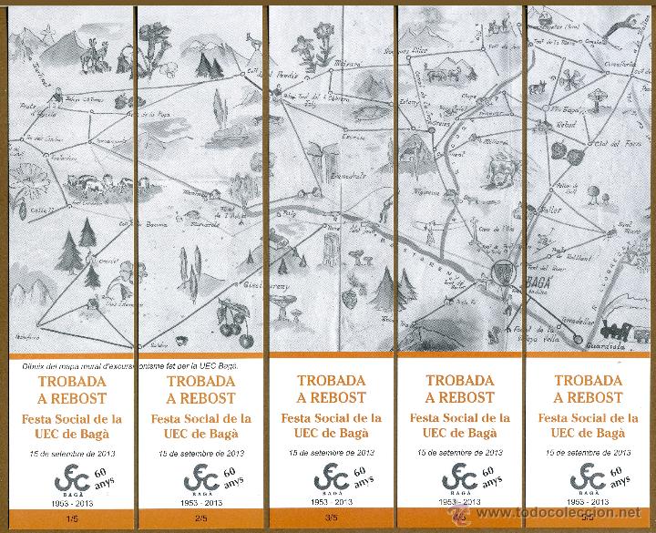 Coleccionismo marcap&aacute;ginas: Marcap&aacute;ginas PUZZLER &ndash; TROBADA A REBOST BAGA 2013 - Foto 1