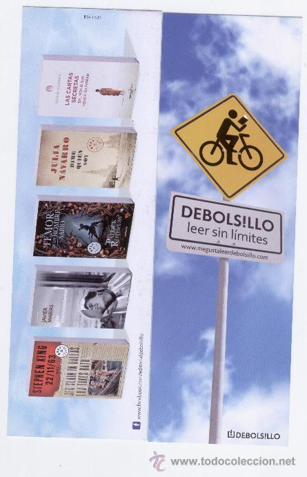 Coleccionismo marcap&aacute;ginas: DEBOLSILLO - LEER SIN LIMITES - Foto 1