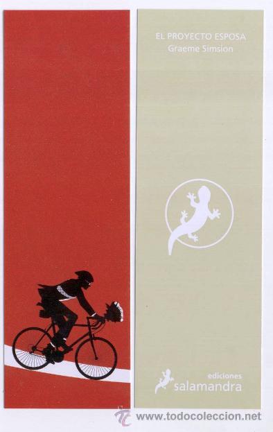 Coleccionismo marcap&aacute;ginas: EL PROYECTO ESPOSA - GRAEME SIMSION - EDIC. SALAMANDRA - Foto 1