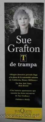 Coleccionismo Marcap&aacute;ginas: MARCAPAGINAS DE TRAMPA. TUSQUETS EDITORES. MARPAG-63,13