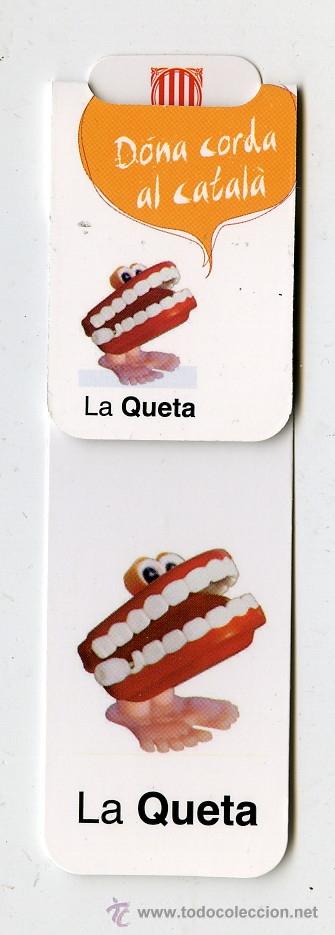 Coleccionismo marcap&aacute;ginas: Marcapaginas - punto libro de plastico con iman de la Queta - Foto 1