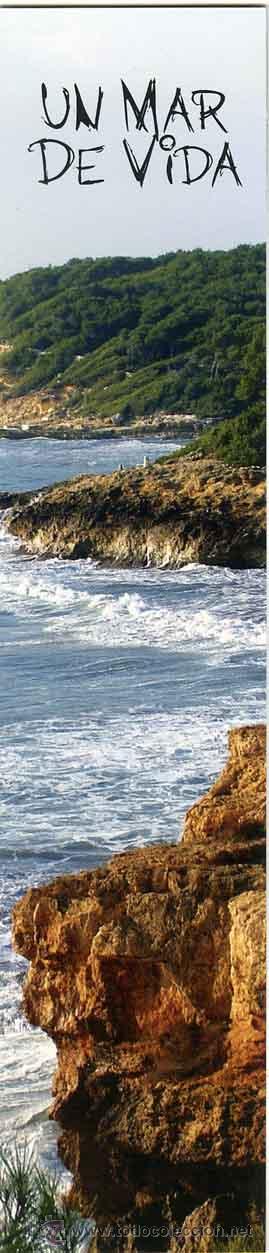 Coleccionismo marcap&aacute;ginas: marcapaginas - punto libro - un mar de vida - Foto 1