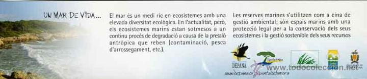 Coleccionismo marcap&aacute;ginas: Marcapaginas - punto libro - un mar de vida - Foto 2