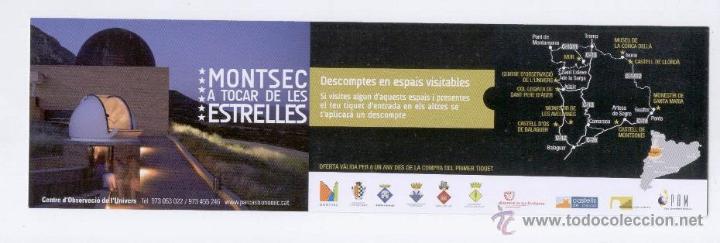 Coleccionismo Marcap&aacute;ginas: 1 GRAN marcapaginas ** MONTSEC, A TOCAR DE LES ESTRELLES **