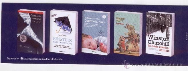 Coleccionismo marcap&aacute;ginas: EDITORIAL LIBROS DE BOLSILLO - Foto 1