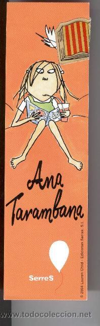 Collectables Bookmark: 1 marcapaginas ** ANA TARAMBANA ** (EDIC. SELLES 2004)