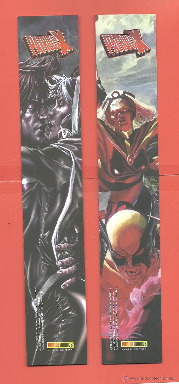 Coleccionismo marcap&aacute;ginas: MARCAP&Aacute;GINAS MARVEL PANINI A DOS CARAS - Foto 1