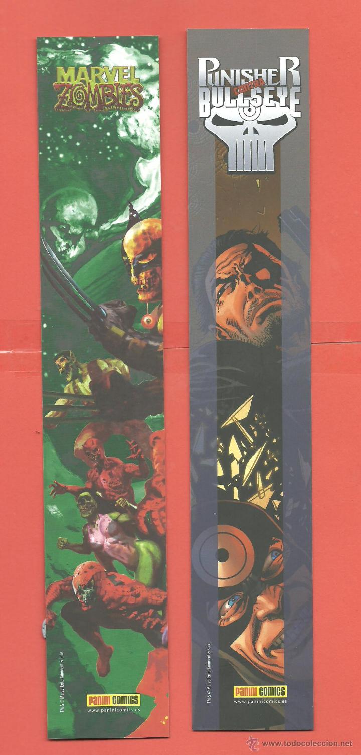 Coleccionismo marcap&aacute;ginas: MARCAP&Aacute;GINAS PANINI A DOS CARAS MARVEL - Foto 1