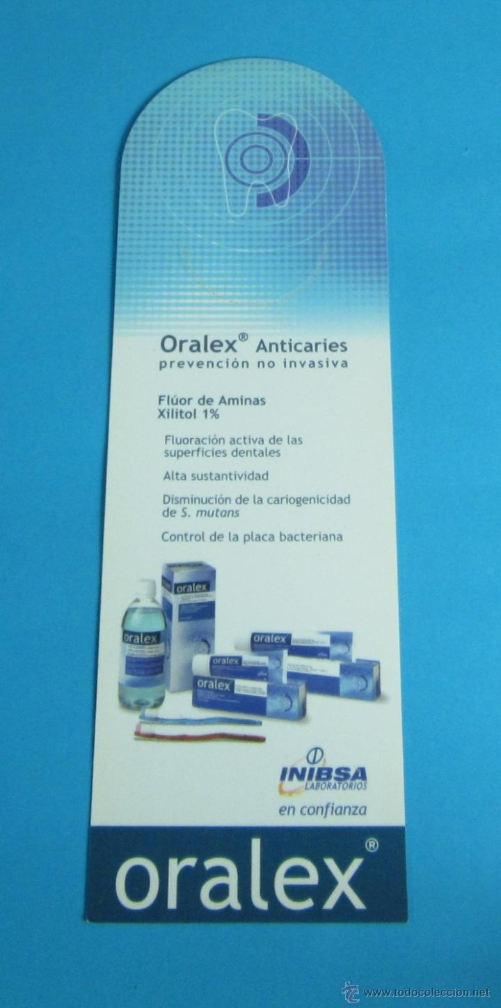 Coleccionismo marcap&aacute;ginas: MARCAP&Aacute;GINAS ORALEX LABORATORIOS INIBSA - Foto 1
