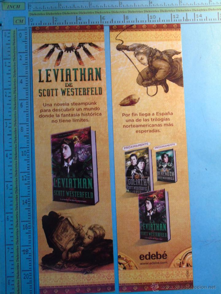 Coleccionismo marcap&aacute;ginas: MARCAP&Aacute;GINAS INFANTIL. LEVIATHAN DE SCOTT WESTERFELD - Foto 1
