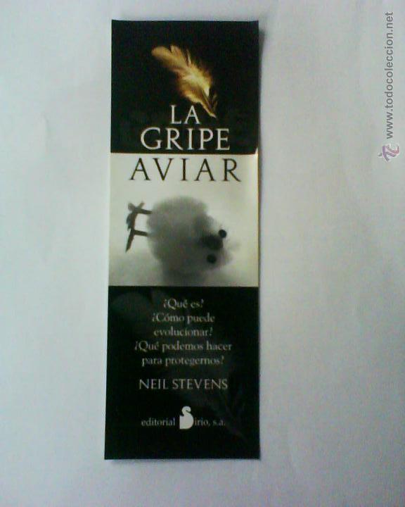Coleccionismo marcap&aacute;ginas: MARCAPAGINAS LA GRIPE AVIAR - IRIO - Foto 1