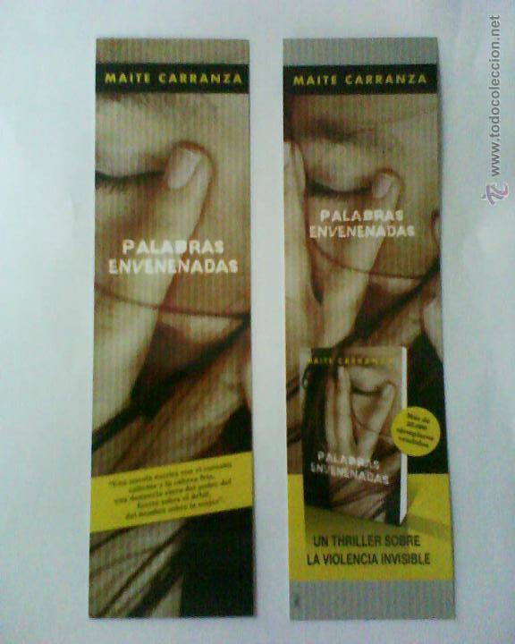 Coleccionismo marcap&aacute;ginas: MARCAPAGINAS PALABRAS ENVENENADAS - - Foto 1