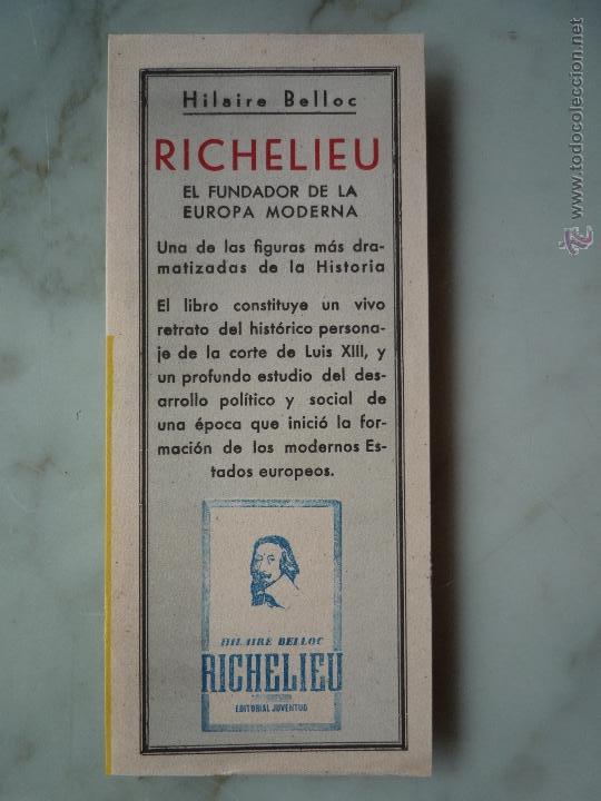 Coleccionismo marcap&aacute;ginas: Marcap&aacute;ginas punto de libro 1937 / Publicidad Ed. Juventud / Richelieu / Balzac Dickens Dostoievski