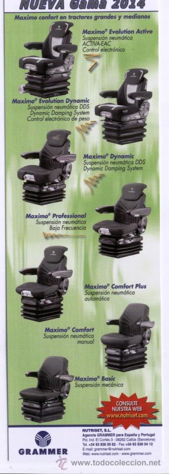 Sammeln von Lesezeichen: NUEVA GAMA 2014 - ASIENTOS COMPACTOS PARA TRACTORES FRUTEROS O VI&Ntilde;EDOS
