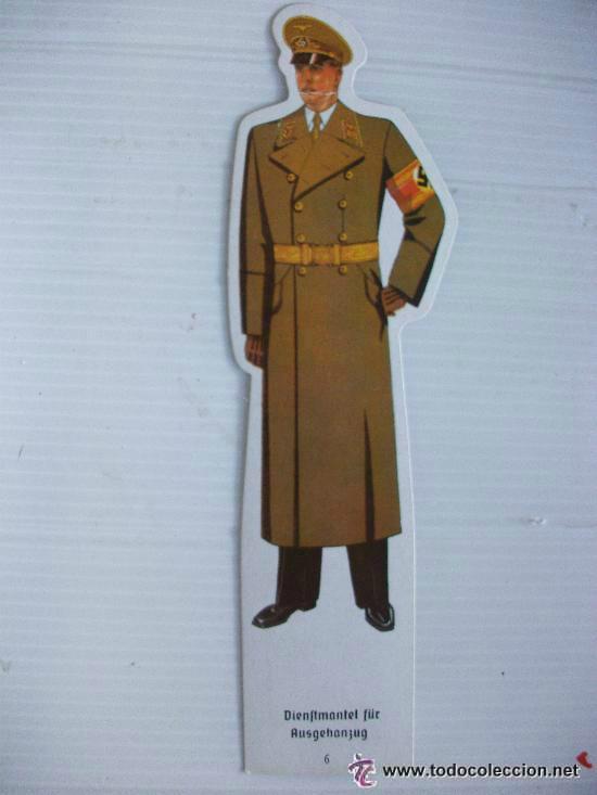 Collectables Bookmark: SEPARAPAGINAS CON UNIFORME DE JERARCA NSPD , NACIONAL-SOCIALISTA