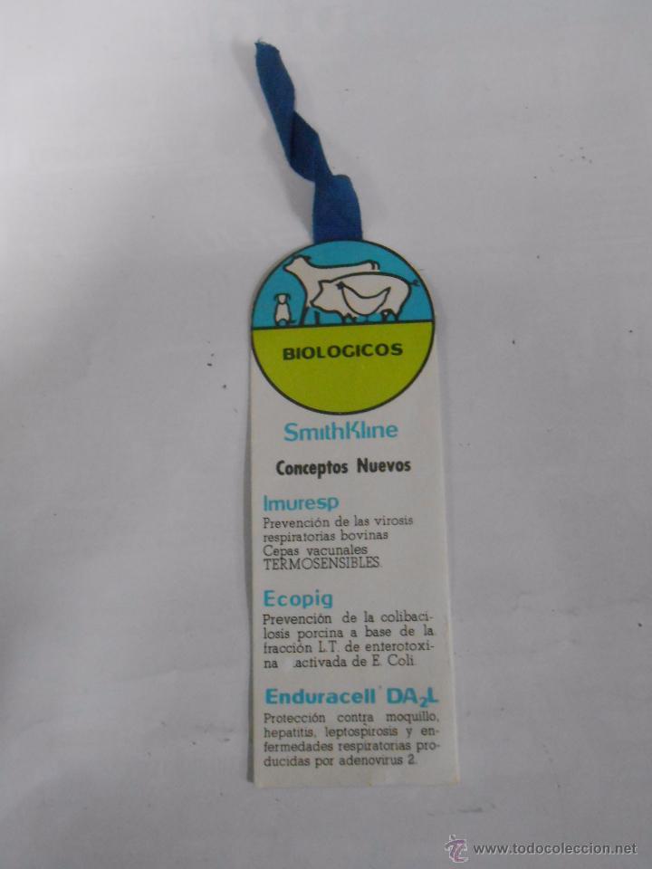 Sammeln von Lesezeichen: MARCAPAGINAS BIOLOGICOS SMITHKLINE. CONCEPTOS NUEVOS. TDKP6