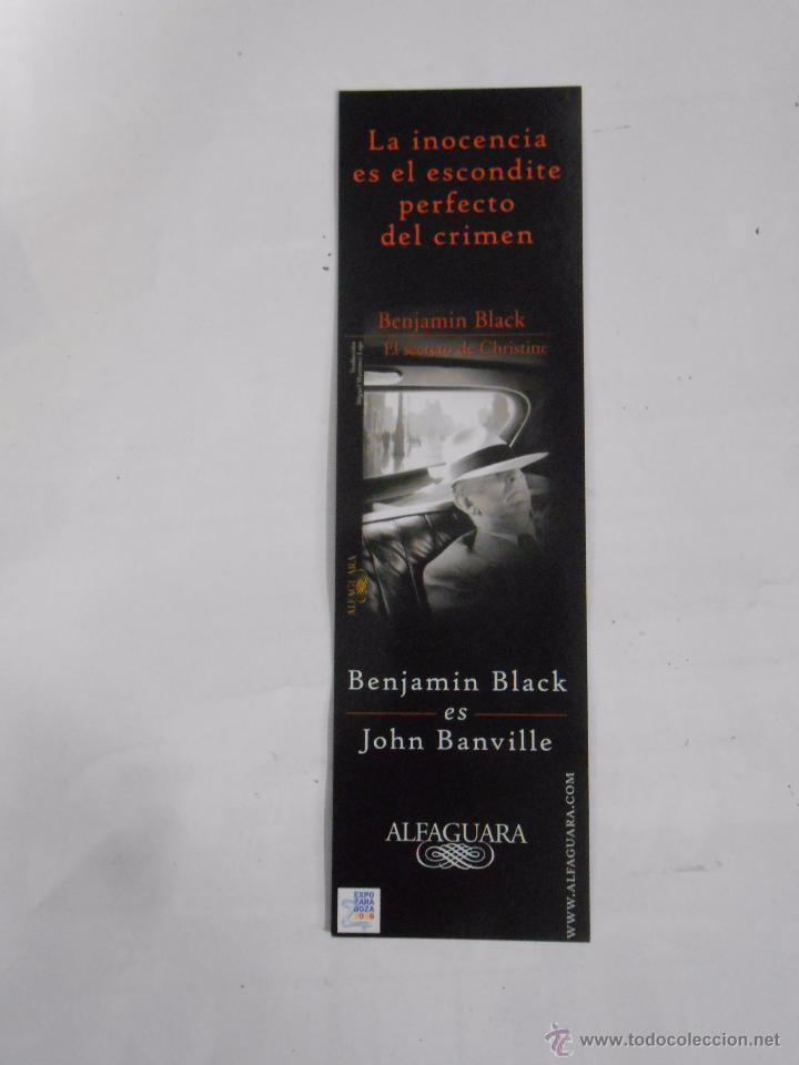 Sammeln von Lesezeichen: MARCAPAGINAS LA INOCENCIA ES EL ESCONDITE PERFECTO DEL CRIMEN. BENJAMIN BLACK. ALFAGUARA. TDKP6