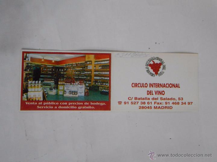 Sammeln von Lesezeichen: MARCAPAGINAS CIRCULO INTERNACIONAL DEL VINO. TDKP6