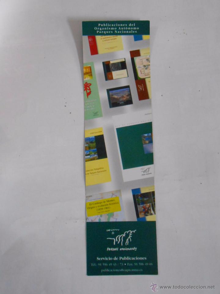 Sammeln von Lesezeichen: MARCAPAGINAS PARQUES NACIONALES. SERVICIO PUBLICACIONES. TDKP6