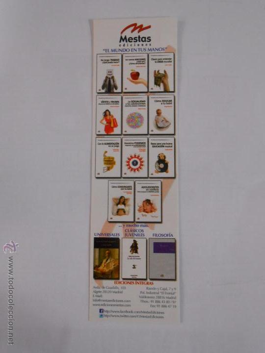 Sammeln von Lesezeichen: MARCAPAGINAS MESTAS EDICIONES. EL MUNDO EN TUS MANOS. TDKP6