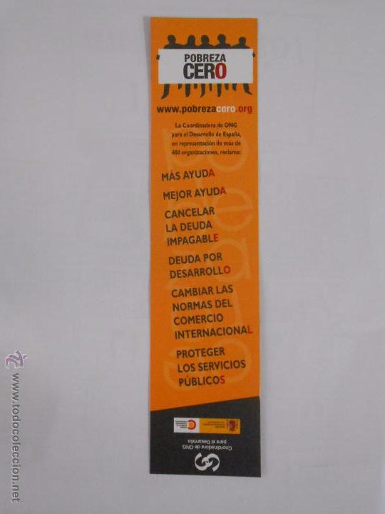 Collectionnisme Marque-pages: MARCAPAGINAS POBREZA CERO. TDKP6