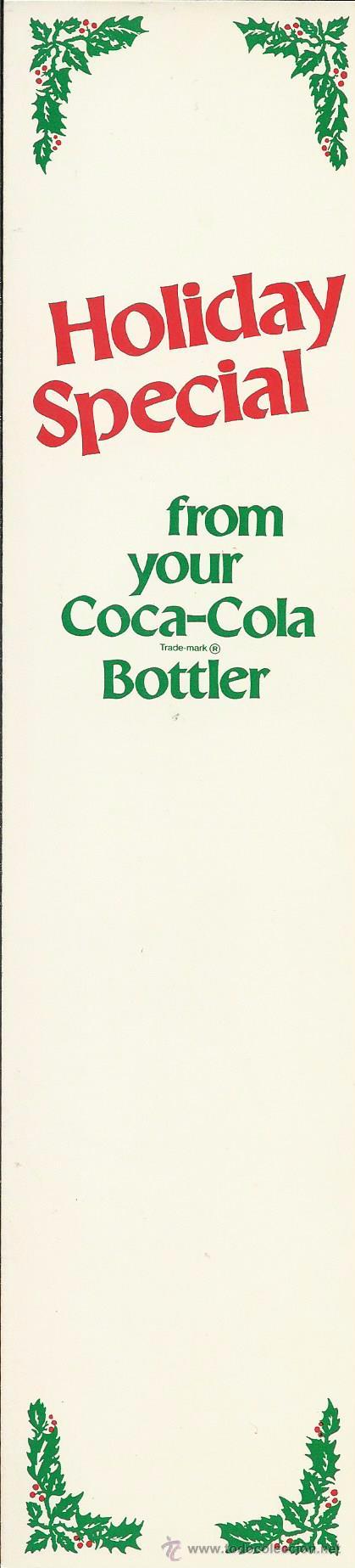 Sammeln von Lesezeichen: Antiguo Marcapaginas de la Casa Coca Cola