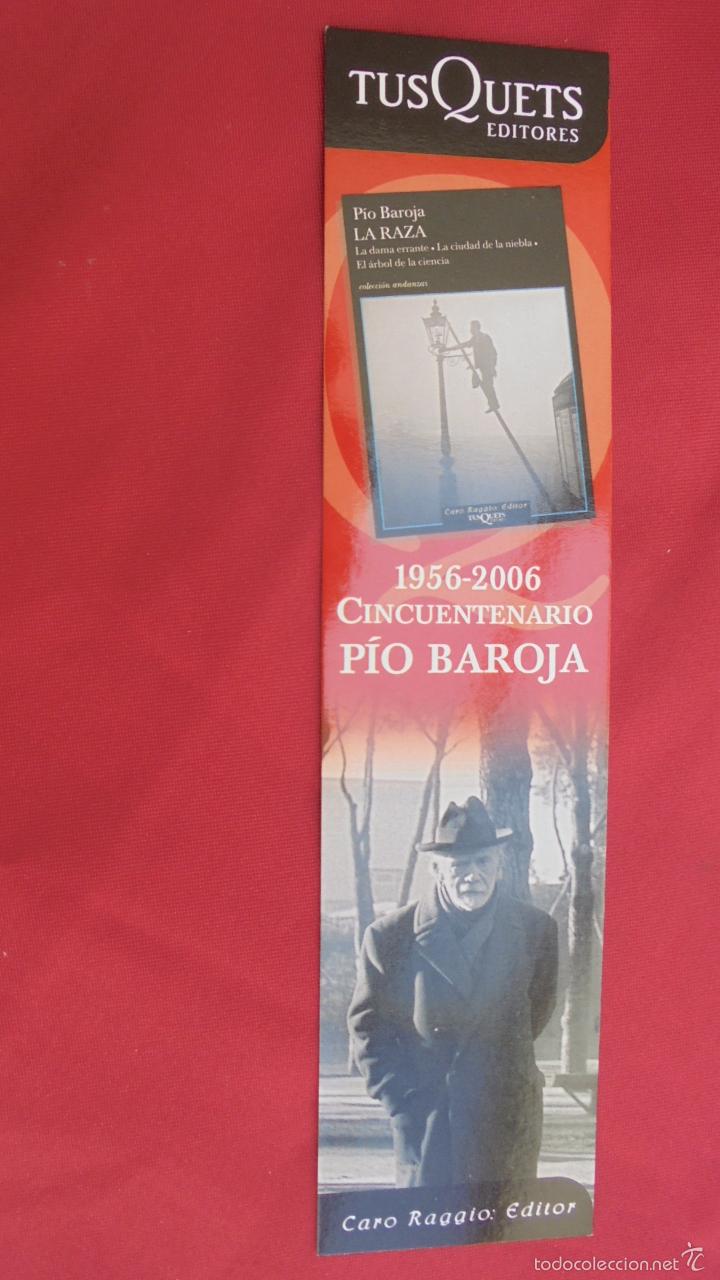Coleccionismo marcap&aacute;ginas: MARCAPAGINAS. CINCUENTENARIO. PIO BAROJA. TUSQUETS EDITORES. NUEVO.