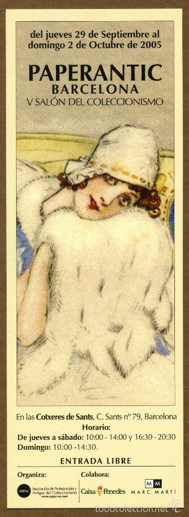 Collectables Bookmark: Marcap&aacute;ginas &ndash; PAPERANTIC BARCELONA 2005 - Castellano