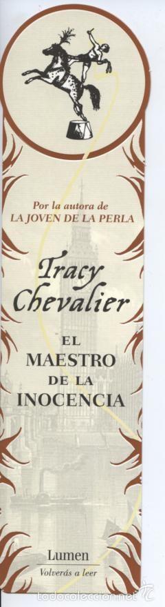 Coleccionismo Marcap&aacute;ginas: MARCAPAGINAS PUNT DE LLIBRE - EL MAESTRO DE LA INOCENCIA - ED. LUMEN