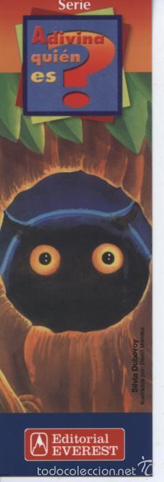 Coleccionismo Marcap&aacute;ginas: MARCAPAGINAS  + PUNT DE LLIBRE ++ ADIVINA QUIN ES + ED. EVEREST