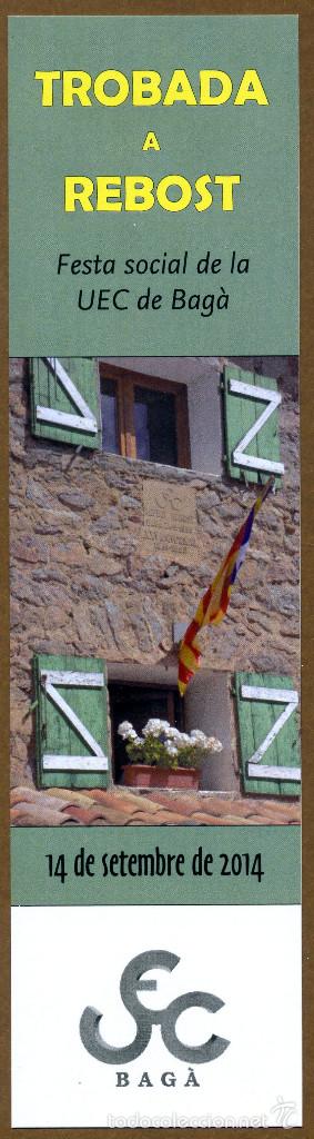 Coleccionismo Marcap&aacute;ginas: Marcap&aacute;ginas TROBADA A REBOST BAGA 2014