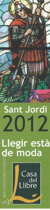 Collectables Bookmark: Marcap&aacute;ginas Sant Jordi 2.012 la casa del Libro
