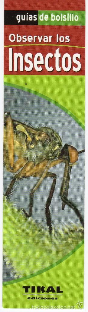 Coleccionismo marcap&aacute;ginas: MARCAP&Aacute;GINAS - INSECTOS - TIKAL EDICIONES - Foto 1