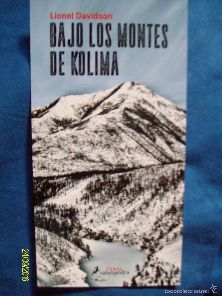 Coleccionismo marcap&aacute;ginas: MARCAPAGINAS BAJO LOS MONTES DE KOLIMA LIONEL DAVIDSON EDICIONES SALAMANDRA BLACK