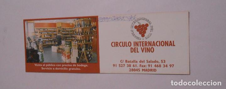Sammeln von Lesezeichen: MARCAPAGINAS CIRCULO INTERNACIONAL DEL VINO. TDKP8