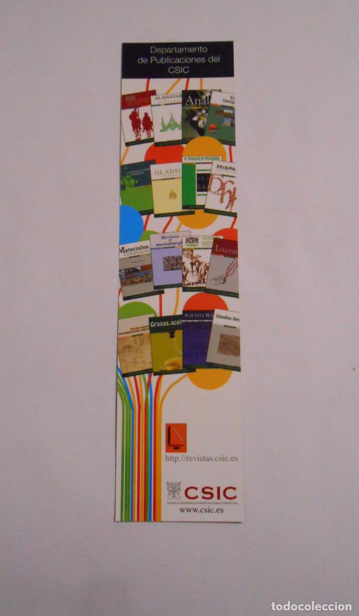 Sammeln von Lesezeichen: MARCAPAGINAS DEPARTAMENTO DE PUBLICACIONES DEL CSIC. TDKP8