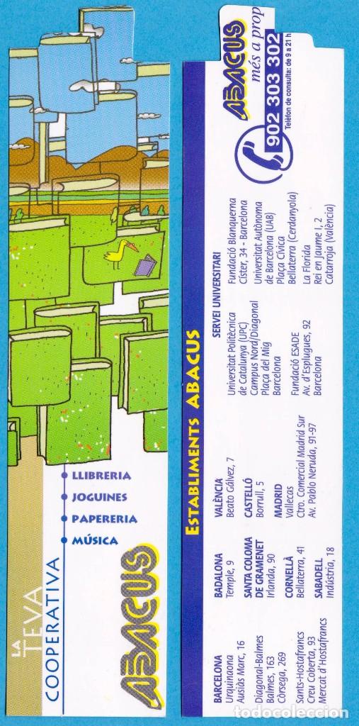 Sammeln von Lesezeichen: LA TEVA COOPERATIVA. TROQUELADO. COOPERATIVA ABACUS. PUNTO DE LIBRO / MARCAP&Aacute;GINAS