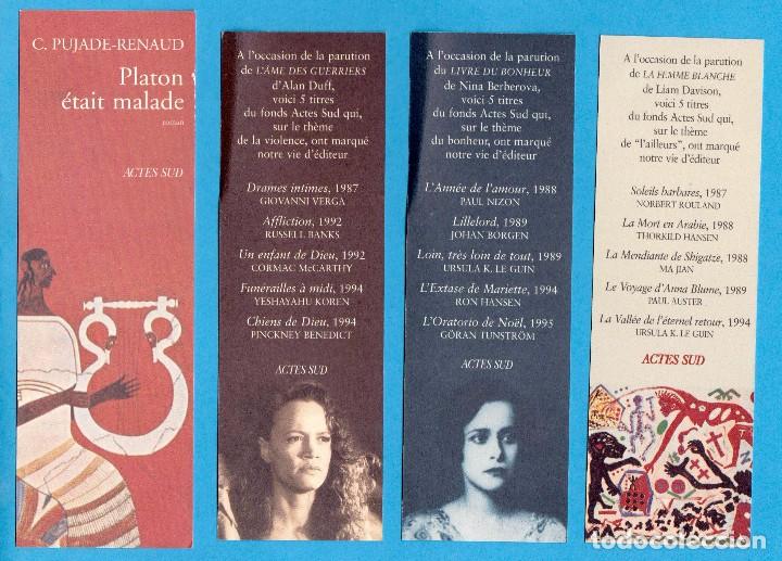 Sammeln von Lesezeichen: BIBLIOGRAF&Iacute;AS TEM&Aacute;TICAS, C. PUJADE-RENAUD. ACTES SUD. PUNTO DE LIBRO / MARCAP&Aacute;GINAS